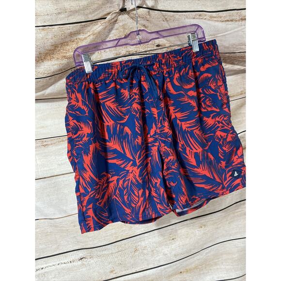 Sperry Mens Swim Trunks Size Large Floral Swimming Suit Hawaiian Shorts - Picture 5 of 11